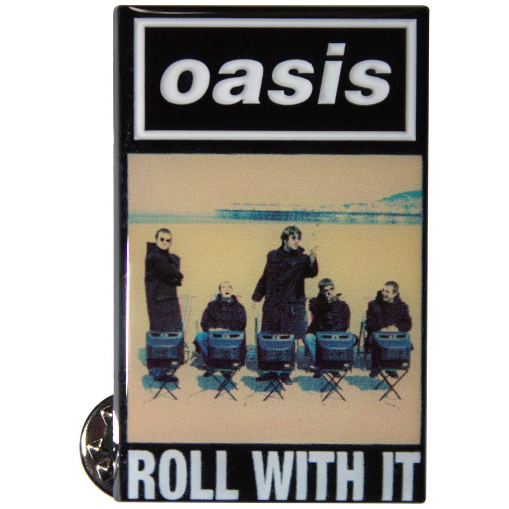 Oasis - Roll With It Single Pin - Mint green